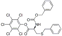 CAS 登录号:13673-54-6, (2,3,4,5,6-五氯苯基)(2R)-2-(苯基甲氧羰基氨基)-3-(苯基甲硫基)丙酸酯