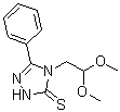 CAS#: 136745-20-5, 4-(2,2-Dimethoxyethyl)-5-Phenyl-2,4-Dihydro-3H-1,2,4-Triazole-3-Thione