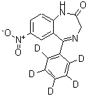 CAS#: 136765-45-2, 7-Nitro-5-(<Sup>2</Sup>H<Sub>5</Sub>)Phenyl-1,3-Dihydro-2H-1,4-Benzodiazepin-2-One