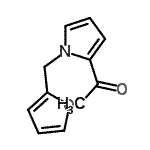 CAS 登录号：13678-73-4， 1-[1-(2-呋喃甲基)-1H-吡咯-2-基]乙酮
