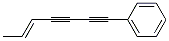 CAS 登录号：13678-98-3， [(E)-庚-5-烯-1,3-二炔基]苯