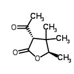 CAS 登录号：136814-11-4， (3S,5R)-3-乙酰基-4,4,5-三甲基二氢-2(3H)-呋喃酮