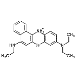 CAS 登录号：136825-97-3， 9-(二乙基氨基)-5-(乙基氨基)-苯并[a]吩硒嗪-7-鎓氯化物