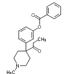 CAS#: 136832-82-1, 3-(1-Methyl-4-Propionyl-4-Piperidinyl)Phenyl Benzoate