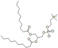 CAS 登录号：13699-47-3， 1,2-二癸酰磷脂酰胆碱