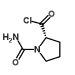 CAS 登录号：137004-50-3， 1-氨基甲酰-L-脯氨酰氯
