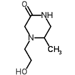 CAS 登录号：137066-43-4， 4-(2-羟基乙基)-5-甲基-2-哌嗪酮