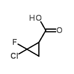 CAS 登录号：137081-42-6， 2-氯-2-氟环丙烷羧酸