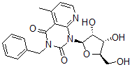 CAS#: 137103-31-2, 1-[(2R,3R,4S,5R)-3,4-Dihydroxy-5-(Hydroxymethyl)Oxolan-2-Yl]-5-Methyl-3-(Phenylmethyl)Pyrido[3,2-e]Pyrimidine-2,4-Dione