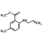 CAS 登录号：137105-15-8， 甲基2-(烯丙基氨基)-5-甲基苯甲酸酯
