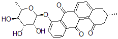 CAS#: 137109-49-0, (3S)-3-Methyl-8-[(2S,3R,4R,5R,6S)-3,4,5-Trihydroxy-6-Methyloxan-2-Yl]Oxy-3,4-Dihydro-2H-Benzo[a]Anthracene-1,7,12-Trione