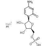CAS 登录号：13718-47-3， 4-氨基-1-[5-O-(羟基膦酸)-beta-L-呋喃核糖基]-2(1H)-嘧啶酮钠