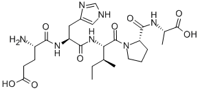 CAS 登录号：137235-80-4， N-[1-[N-(N-L-alpha-谷氨酰-L-组氨酰)-L-异亮氨酰]-L-脯氨酰]-L-丙氨酸