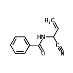 CAS 登录号：137283-01-3， N-(1-氰基-2-丙烯-1-基)苯甲酰胺