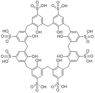 CAS#: 137407-62-6, 49,50,51,52,53,54,55,56-Octahydroxy-,29,35,41,47-Octasulfonic Acid