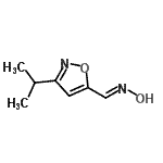 CAS 登录号：137424-95-4， (E)-N-羟基-1-(3-异丙基-1,2-恶唑-5-基)甲亚胺