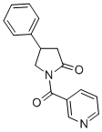 CAS 登录号：137427-83-9， 4-苯基-1-(吡啶-3-羰基)吡咯烷-2-酮