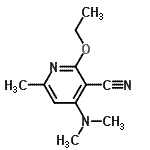 CAS#: 137440-90-5, 4-(Dimethylamino)-2-Ethoxy-6-Methylnicotinonitrile
