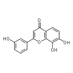 CAS#: 137502-84-2, 7,8-Dihydroxy-2-(3-Hydroxyphenyl)-4H-Chromen-4-One