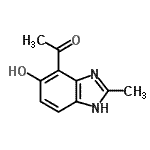 CAS 登录号：137538-57-9， 1-(5-羟基-2-甲基-1H-苯并咪唑-4-基)乙酮
