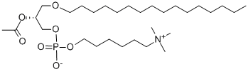 CAS#: 137566-83-7, [(2R)-2-Acetyloxy-3-Hexadecoxypropyl] 6-Trimethylazaniumylhexyl Phosphate
