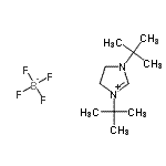 CAS#: 137581-21-6, 1,3-Bis(2-Methyl-2-Propanyl)-4,5-Dihydro-1H-Imidazol-3-Ium Tetrafluoroborate