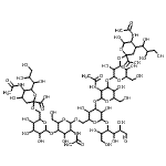 CAS#: 137636-98-7, 5-Acetamido-2-{[6-({5-Acetamido-6-[(4-{[3-Acetamido-4-{[4-{[5-Acetamido-2-Carboxy-6-Hydroxy-4-(1,2,3-Trihydroxypropyl)Tetrahydro-2H-Pyran-2-Yl]Oxy}-3,5-Dihydroxy-6-(Hydroxymethyl)Tetrahydro-2H-Pyran-2 -Yl]Oxy}-5-Hydroxy-6-(Hydroxymethyl)Tetrahydro-2H-Pyran-2-Yl]Oxy}-3,5-Dihydroxy-6-[(1,2,4,5-Tetrahydroxy-6-Oxo-3-Hexanyl)Oxy]Tetrahydro-2H-Pyran-2-Yl)Methoxy]-4-Hydroxy-2-(Hydroxymethyl)Tetrahydro-2H- Pyran-3-Yl}Oxy)-3,4,5-Trihydroxytetrahydro-2H-Pyran-2-Yl]Methoxy}-4-Hydroxy-6-(1,2,3-Trihydroxypropyl)Tetrahydro-2H-Pyran-2-Carboxylic Acid
