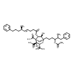 CAS#: 137681-56-2, (1S,3S,4S,5R,6R,7R)-1-(4-Acetoxy-5-Methyl-6-Phenylhexyl)-4,7-Dihydroxy-6-{[(4E,6R)-6-Methyl-9-Phenyl-4-Nonenoyl]Oxy}-2,8-Dioxabicyclo[3.2.1]Octane-3,4,5-Tricarboxylic Acid