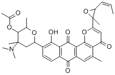CAS#: 137714-91-1, [4-Dimethylamino-6-[11-Hydroxy-5-Methyl-2-[2-Methyl-3-[(E)-Prop-1-Enyl]Oxiran-2-Yl]-4,7,12-Trioxonaphtho[6,7-H]Chromen-10-Yl]-2,4-Dimethyloxan-3-Yl] Acetate