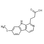 CAS 登录号：137756-13-9， 3-(7-甲氧基-9H-beta-咔啉-1-基)丙酸