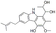 CAS#: 137767-81-8, 1-[4-Hydroxy-3-Methoxy-2-Methyl-6-(3-Methylbut-2-Enyl)-9H-Carbazol-1-Yl]Propane-1,2-Diol