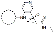 CAS#: 137783-17-6, 1-[4-(Cyclooctylamino)Pyridin-3-Yl]Sulfonyl-3-Ethylthiourea