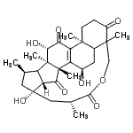 CAS#: 138008-04-5, (5xi,7alpha,12beta,16beta,17xi,23S,25R)-7,12,23-Trihydroxy-26,29-Epoxy-16,23-Cyclolanost-8-Ene-3,11,15,26-Tetrone