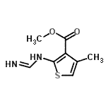 CAS#: 138041-05-1, Methyl 2-(carbonoimidoylamino)-4-methyl-3-thiophenecarboxylate