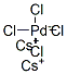 CAS#: 13820-33-2, Dicesium Tetrachloropalladate