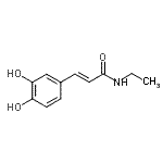 CAS#: 138343-04-1, (2E)-3-(3,4-Dihydroxyphenyl)-N-Ethylacrylamide