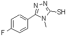CAS 登录号：138417-35-3， 5-(4-氟苯基)-4-甲基-4H-1,2,4-三唑-3-硫醇
