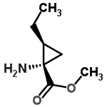 CAS 登录号：138457-95-1， 甲基(1S,2S)-1-氨基-2-乙基环丙烷羧酸酯