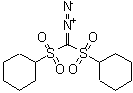 CAS 登录号：138529-81-4， 1,1'-[(重氮基甲基烯)二磺酰基]二环己烷
