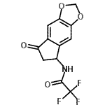 CAS#: 138621-69-9, 2,2,2-Trifluoro-N-(7-Oxo-6,7-Dihydro-5H-Indeno[5,6-d][1,3]Dioxol-5-Yl)Acetamide