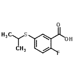 CAS#: 138736-66-0, 2-Fluoro-5-Isopropylsulfanyl-Benzoic Acid