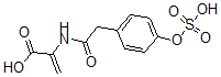 CAS#: 138748-39-7, 2-[[2-(4-Sulfooxyphenyl)Acetyl]Amino]Prop-2-Enoic Acid