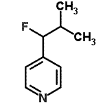 CAS#: 138761-51-0, 4-(1-Fluoro-2-Methylpropyl)Pyridine