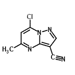 CAS#: 138904-34-4, 7-Chloro-5-Methylpyrazolo[1,5-a]Pyrimidine-3-Carbonitrile