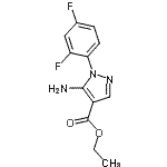 CAS 登录号：138907-72-9， 乙基5-氨基-1-(2,4-二氟苯基)-1H-吡唑-4-羧酸酯