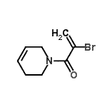 CAS 登录号：139021-47-9， 2-溴-1-(3,6-二氢-1(2H)-吡啶基)-2-丙烯-1-酮