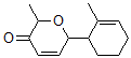 CAS 登录号：139036-51-4， 2-甲基-6-(2-甲基-1-环己-2-烯基)-6H-吡喃-3-酮
