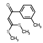 CAS#: 139057-16-2, 3,3-Bis(Methylsulfanyl)-1-(M-Tolyl)Prop-2-En-1-One