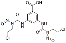 CAS 登录号：13907-61-4， 3,5-二[3-(2-氯乙基)-3-亚硝基脲基]苯甲酸