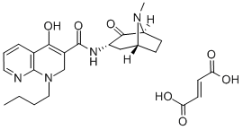 CAS#: 139094-71-6, 1-Butyl-2-Hydroxy-N-(8-Methyl-8-Azabicyclo[3.2.1]Octan-3-Yl)-4-Oxo-1,8-Naphthyridine-3-Carboxamide (E)-2-butenedioate
